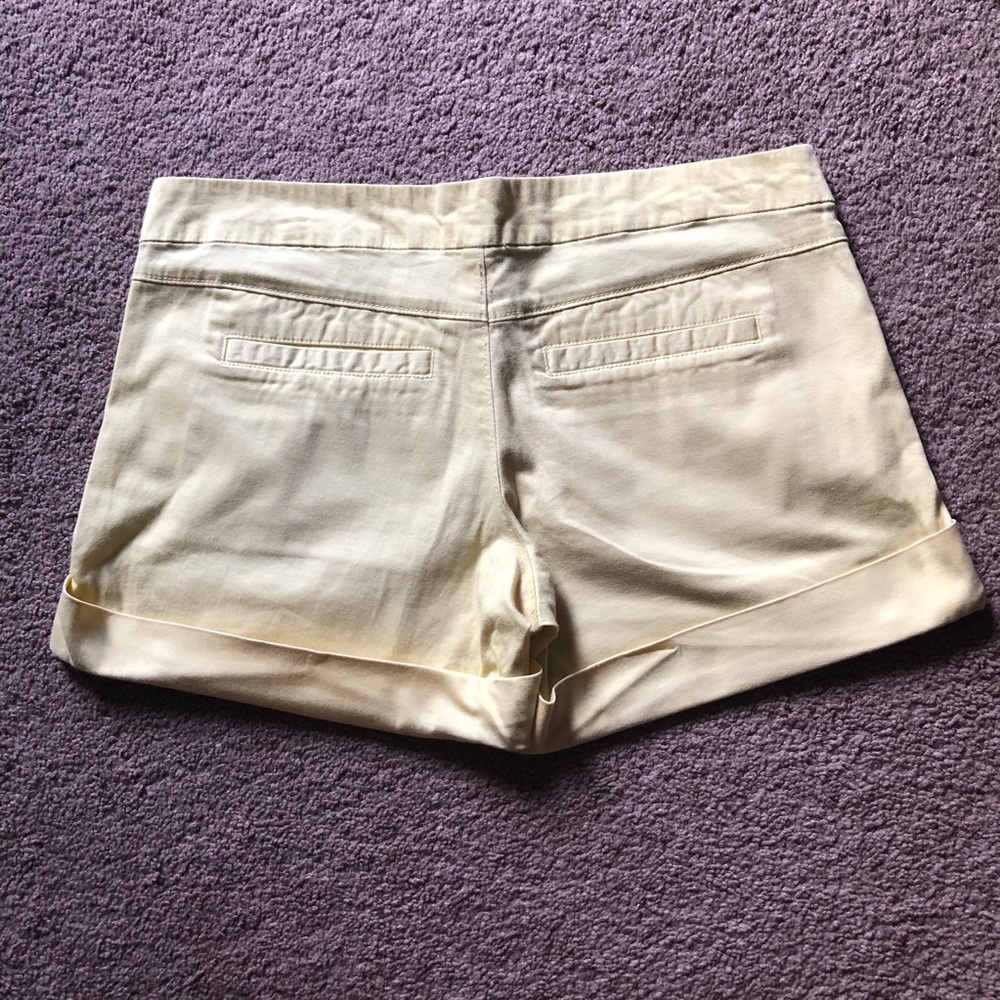 Max Rave: Yellow Cuffed Shorts - Picture 3 of 8
